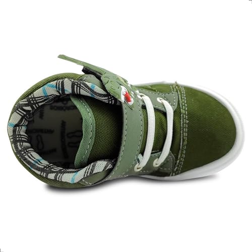 Tênis Infantil Mz Shoes Menino Dinossauro Escolar Conforto Rex/Verde (28/29)