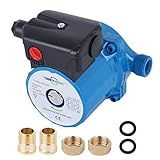 RS15-6B Hot Water Circulation Pump+3/4'' Female*1/2'' NPT Male Brass Connector