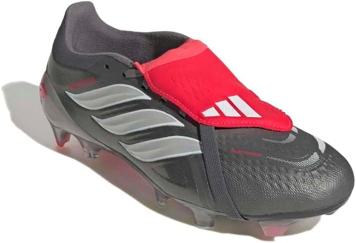 adidas Unisex Predator Pro FT Firm Ground Soccer Cleats – Fold-Over Tongue Football Boots for Precision & Power