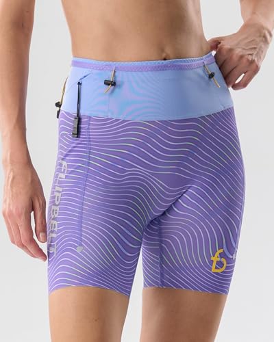 Short de compression FlipBelt Trail Running femme noir
