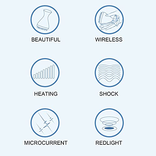 Electric Heating Acupuncture Massage Brush Cellulite Massager, Home Use Heating Vibration Micro-Current Meridian Brush For Head Massage, Fatigue Relieve #TOP6