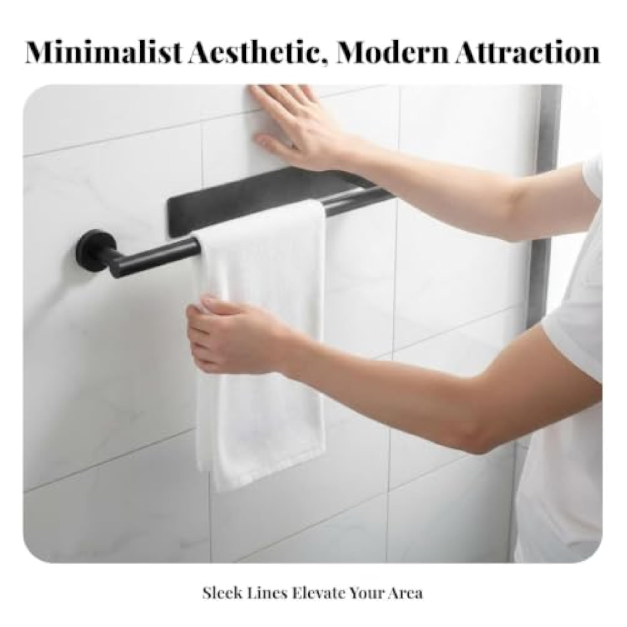 Double Rod Towel Rail, Rust Resistant Bathroom Hardware