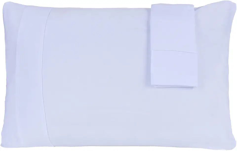 PAR DE FRONHAS BELLA CAMA LISA - BRANCO (SC)