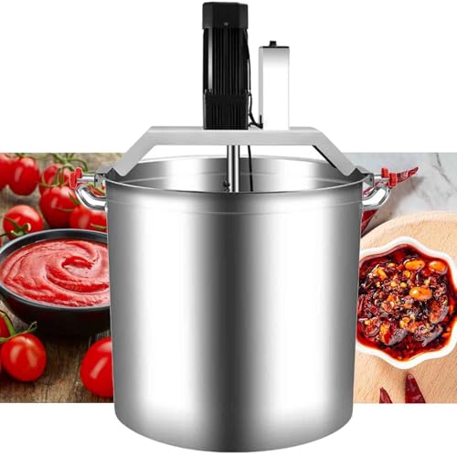 HCZKIUJY Batidora de Alimentos automática Comercial, batidora Comercial, licuadora, batidora de Alimentos, Olla, sazonador, agitador de Salsas para sopas (80L)