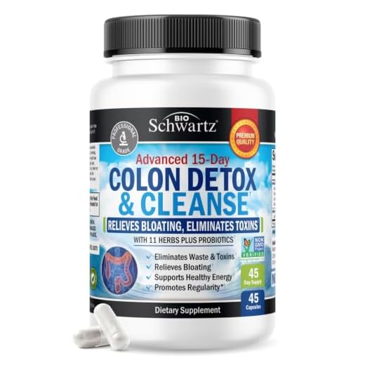 Colon Cleanser and Detox for Weight Loss & Digestive Support - 15 Day Fast-Acting Extra Strength Cleanse with Probiotic Fiber Plus Noni for Constipation Relief & Bloating Support, Non-GMO, 45 Count