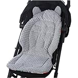 Pram Liner Baby Stroller Seat Cushion Car Seat Insert Universal Head and Body Support Cushion for Infant Newborn Baby Soft Soothing Buggy Pushchair Baby High Chair Cushion Seat Pad Reversible