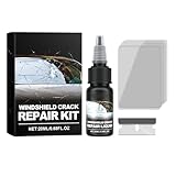 Windshield Repair Kit,Glas Cracks Reparatur Set,Zur Reparatur Löchern und Rissen.