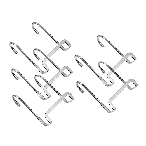 SOLUSTRE 5Pcs Multifunctional Hooks Over The Door Hooks for Bedroom Bathroom Entryway Nail Hangers for Hats Towels and Accessories Color