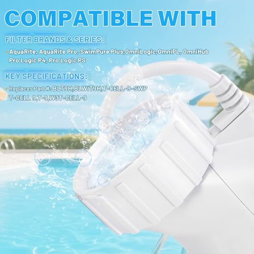 Cellule T-9 salière élimine eau trouble piscine AquaRite 80m3 - 3