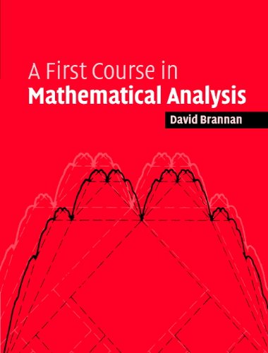 A First Course in Mathematical Analysis