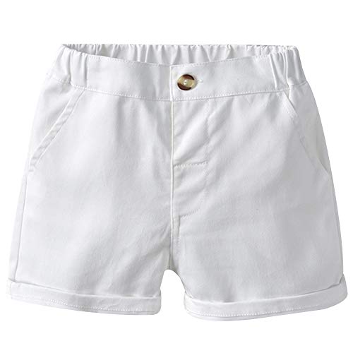 Amropi Toddler Boys Striped Polo Shirts And Shorts Set Summer Outfits Short Sleeve Clothes Sets Blue White thumb #5