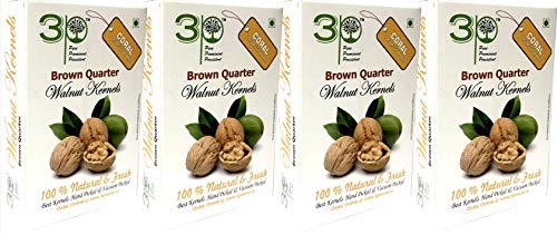 Image of 3p Amson Kashmiri Brown Quarter Walnut Kernels Without Shell, 4 X 250 g