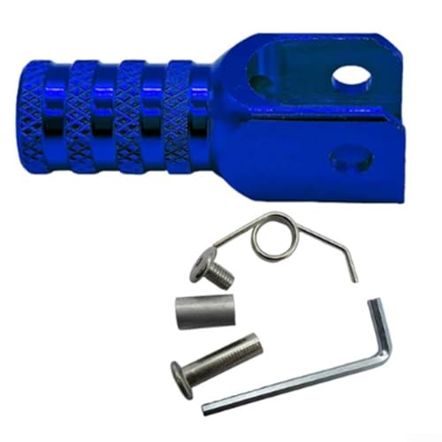 Besshepplo Punta della Leva del Cambio per Moto, Accessorio in Lega di Alluminio per Moto da Cross per Prestazioni migliorate (Blu)