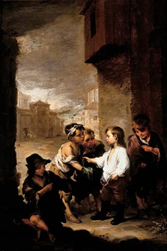 Affiche Toile Saint de Villanueva Murillo 60x90cm pour décoration