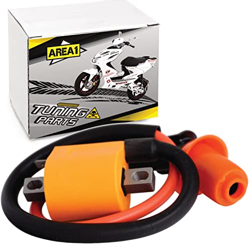 1 bobina di accensione da corsa da 1 pin per motori compatibile con a 2 tempi