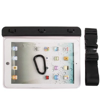 TechCare Waterproof Pouch Case for Apple iPad Air 2,Apple iPad Mini 3,Apple iPad Air,Apple iPad 4 (White)