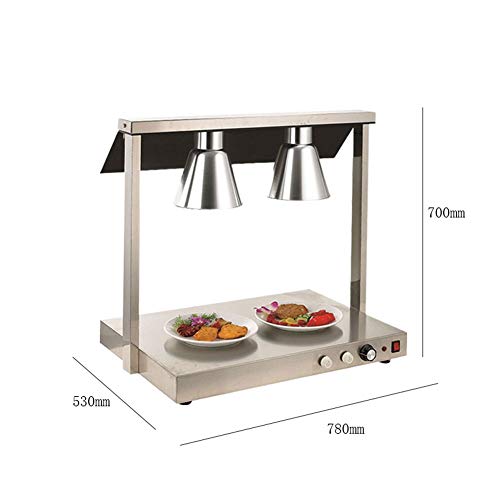 Lâmpada aquecedora de alimentos, Buffet, restaurante, lâmpada térmica, equipamento de cozinha, cabeç