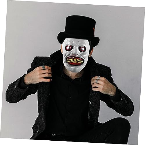 NOLITOY Creepy Halloween Mask for Adults Realistic Costume Scary Masquerade Prop Lightweight Design for Cosplay and Halloween Parties – Image 4