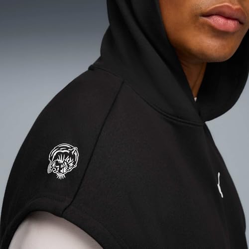 PUMA Unisex M Graphic French Terry Sleeveless Hoodie Hoodies (1er Pack)