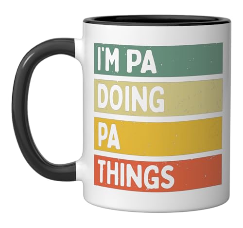 Taza Cerámica Personalizada Negra y Blanca 11 onzas miniatura 1
