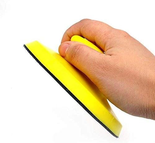 Miniatura 2 de Almohadilla de pulido de la almohadilla de la mano del bloque de lijado de la mano de la espuma de 5 pulgadas para el disco del gancho