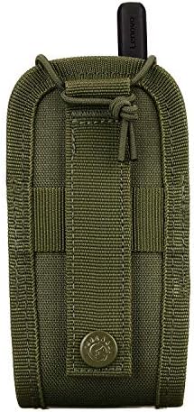 SINAIRSOFT Universal Radio Holder Case Military Interphone Storage Bag Pouch for Molle System OD - 3