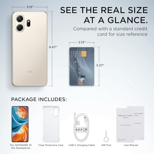 TCL NXTPAPER 70 Pro Unlocked Android Phone, 6.9" 120Hz Display, 8+128GB - image 9
