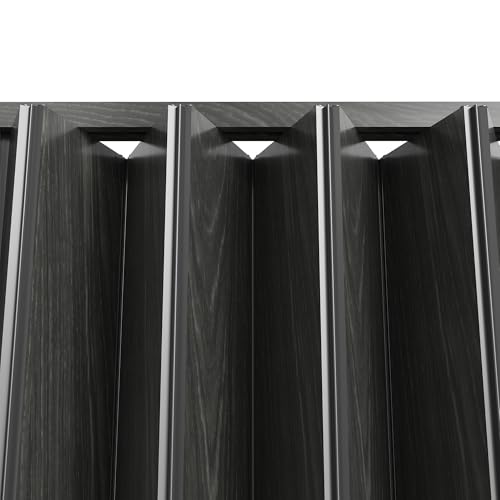 Image of SmartStandard 36 inch x 80 inch Accordion Doors Interior, Double Walled, Black