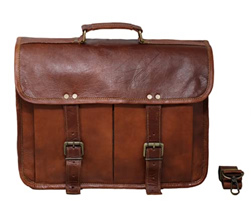 Sac de messager en cuir Jaald pour protéger votre ordinateur en voyage
