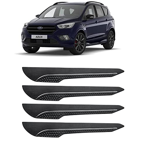 Image of AOSIS-Car Bumper Protector /Bumper Guard for Ford Kuga with Single Chrome Stripe (4-Pcs)