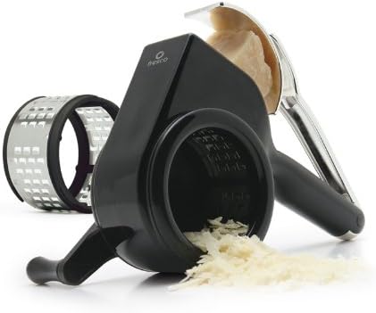 Fresco Rotary Cheese Grater with Etched Stainless Steel