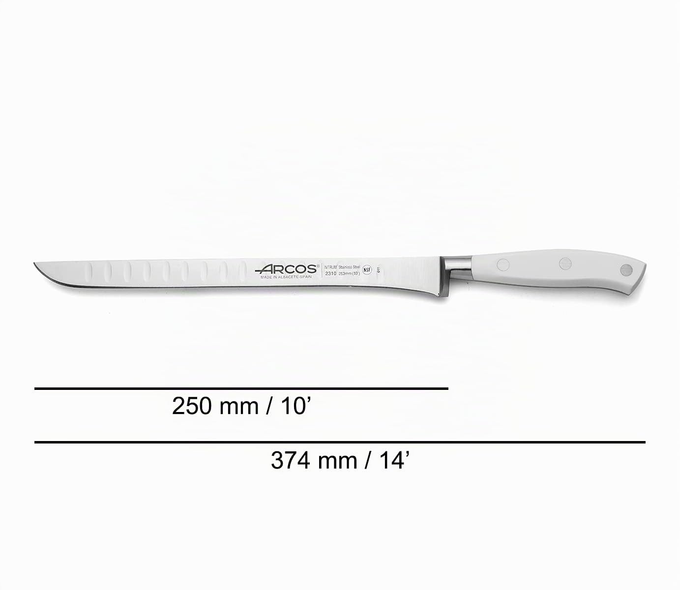 Arcos Riviera Blanc Set 3 Cuchillos Forjados Acero Inoxidable Nitrum