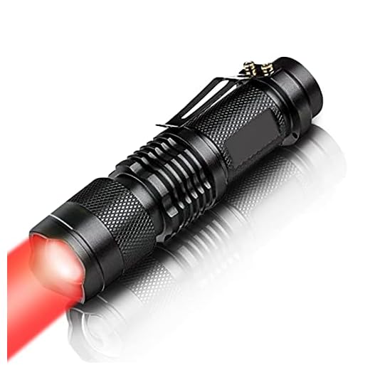 COSOOS Red Light Flashlight