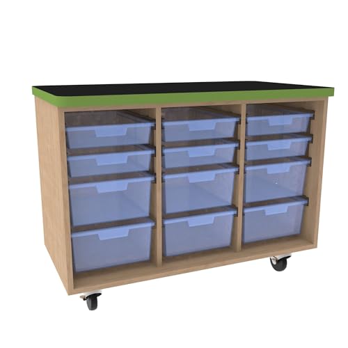 Diversified Spaces Mobile Classroom Storage Tote Cabinet 34