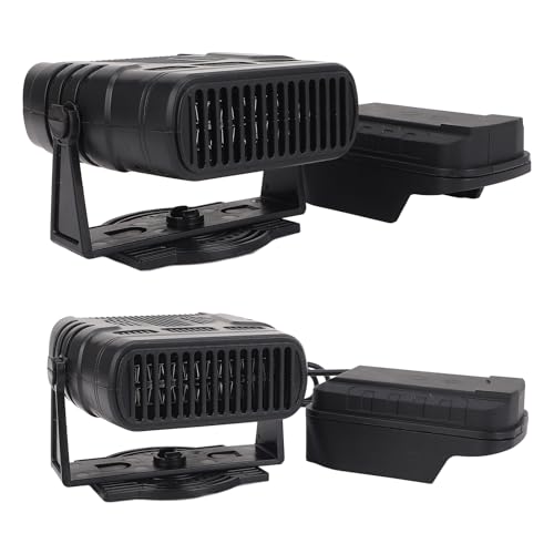 Ejoyous Calentador a Batería, Calentador a Batería Portátil 2 Temperaturas con 2 Puertos USB para BL1830 BL1850 BL1840 BL1845 BL1815 BL1820 y BL1860B