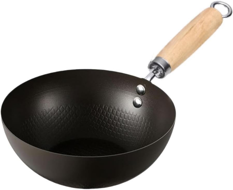 predolo Versatile Iron Wok for Induction Cooking and Outdoor Use, 24CM