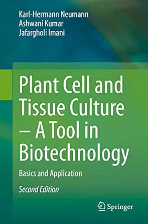 Plant Cell and Tissue Culture – A Tool in Biotechnology: Basics and ...