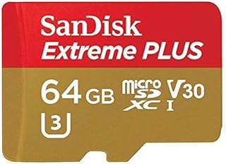 SanDisk Extreme Plus 64GB MicroSDXC SDSQXBG-064G Memory Card up to 100MB/s, Class 10, U3, V30, A1 (Refurbished)