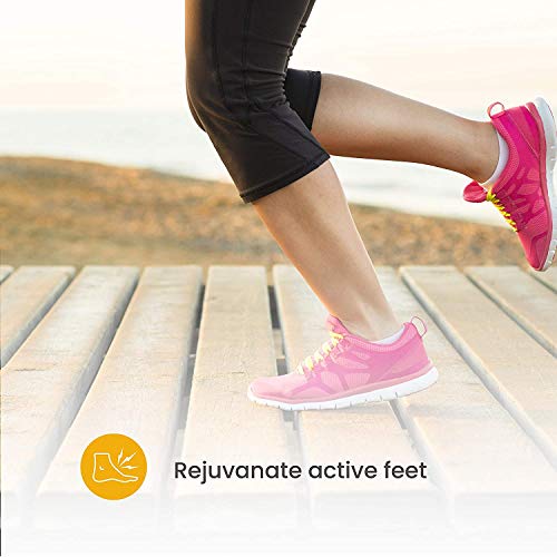 Homedics Shiatsu Select Foot Massager With Heat – Shiatsu Foot Massager With Heat, Therapeutic Kneading & Rolling, 4 Rotational Heads With 12 Massage Nodes, Toe-Touch Control #TOP5