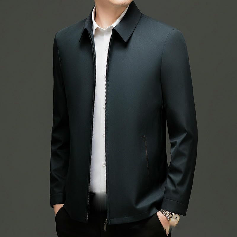 Chaqueta de solapa sin plancha americana de hombre cómoda para viaje 4