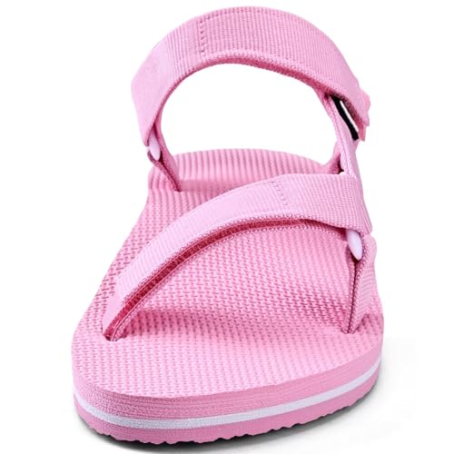 Image of WateLves Womens-Sport-Sandals Hiking Sandals with-Arch-Support Webbing-Outdoor-Beach-Water-Sandals for Travel-Walking-Trekking-Camping