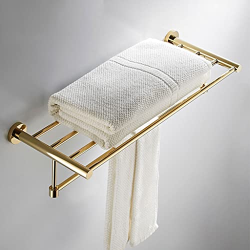 Porte-serviettes mural de salle de bain et support de rangement