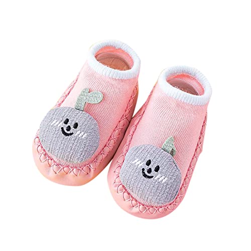 Summer and Autumn Comfortable Infant Toddler Shoes Cute Cartoon Rabbit Cat Tennis Shoes for Toddler Boys (Pink, 12-18 Months)