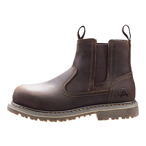 AS101 Alice Slip on Safety Boot bottine de sécurité montante en cuir hydrofuge
