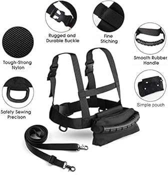 Chiyyak Skischouderband voor kinderen, skigurt skaten, trainingsriem, skaten, snowboarden, skiën, fietsen, beginners