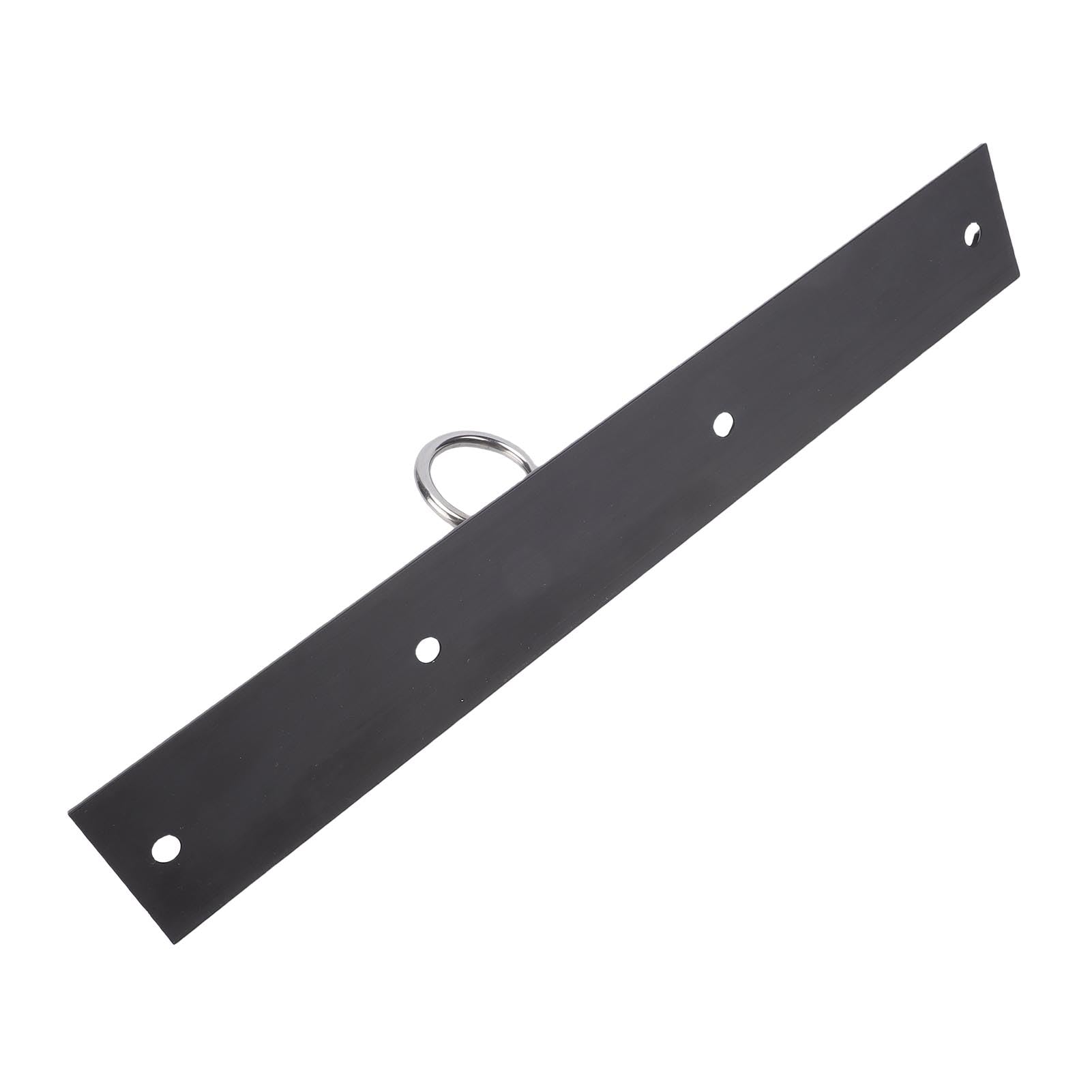 Generic L-Schienen-Zurrsystem, 304 Mm Aluminium-L-Schiene mit 8 O-Ring-Anschlüssen, für Motorräder, Geländefahrzeuge, Dirtbikes, Pickup-Trucks und Geschlossene Anhänger (Black)