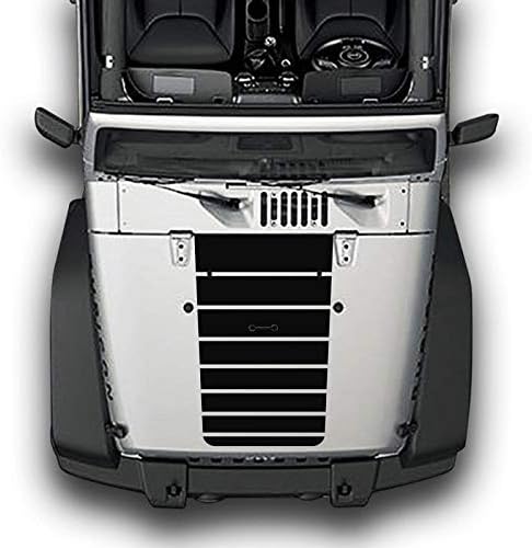 Sport Hood Decal Sticker Vinyl Compatible with Jeep Wrangler JK