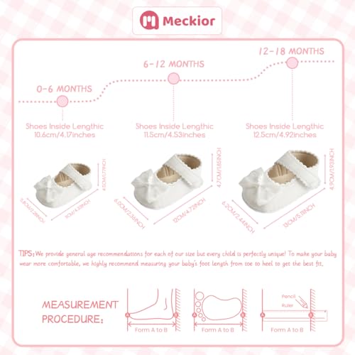 Sabe Infant Baby Girls Soft Sole Prewalker Crib Mary Jane Shoes Princess Light Shoes (11cm(0-6 month), white)
