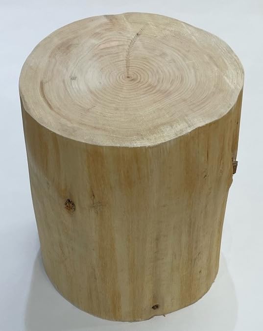 リ 檜 丸太 椅子 スツール テーブル 高さ約30㎝ リ 檜 丸太 椅子