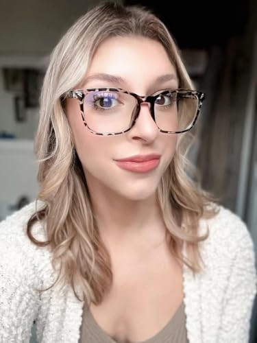 Image of VISOONE Blue Light Blocking Glasses Square with Anti Computer Glare for Gaming Women and Men MONTANA